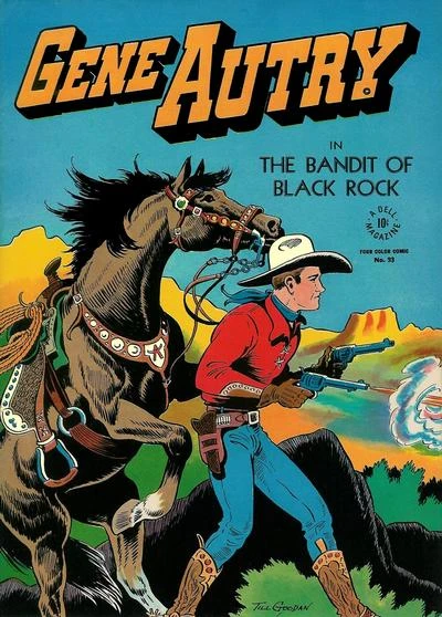 Cover of Gene Autry in The Bandit of Black Rock