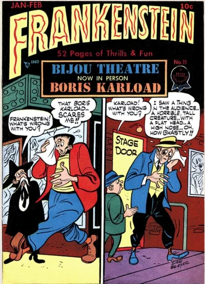 Cover of Frankestein meets Boris Karload