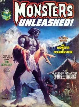 Cover of Frankenstein 1973; Lifeboat!; The Madman; Sword of Dragonus; The Roaches!