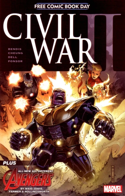 Cover of Civil War II; All-New All-Different Avengers: Buzzed