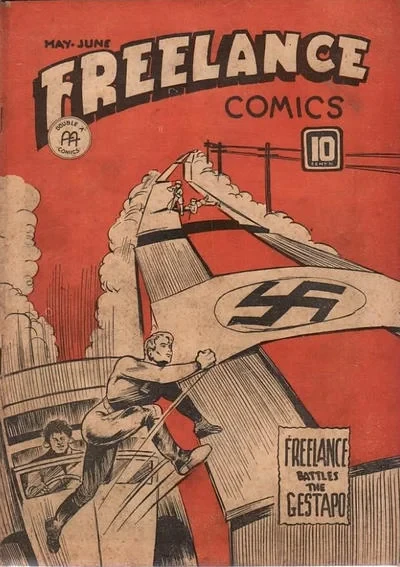 Cover of Freelance Battles the Gestapo