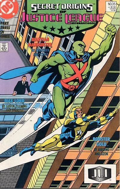 Cover of From the Depths The Secret Origin of Booster Gold; Martian Manhunter; Climbing Back Out The Secret Origin Of Maxwell Lord