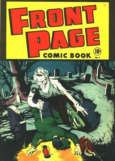 Cover of Front Page Comic Book