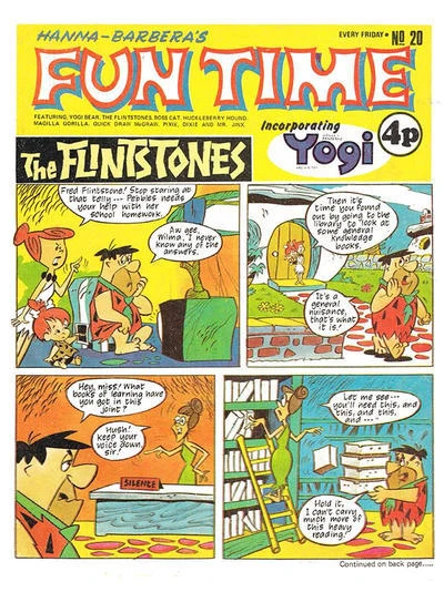 Cover of The Flintstones; Yogi
