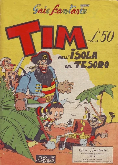 Cover of Tim nell'Isola del Tesoro