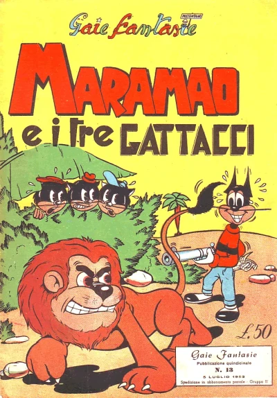Cover of Maramao e i tre Gattacci