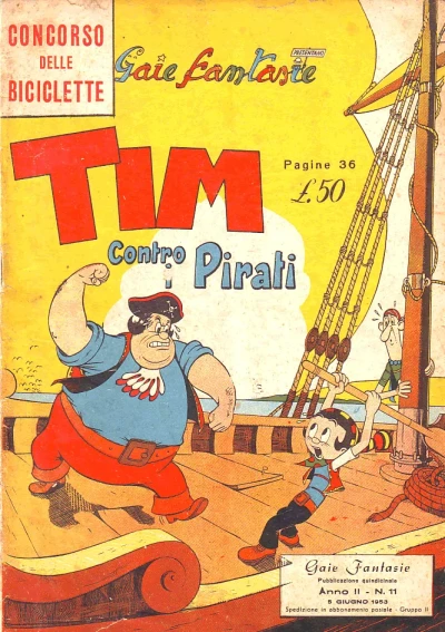 Cover of Tim contro i Pirati