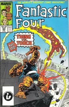Cover of Thing vs Human Torch- Nuff Said!