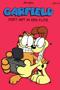 Garfield doet het in een flits