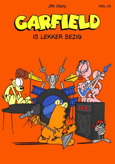 Cover of Garfield is lekker bezig