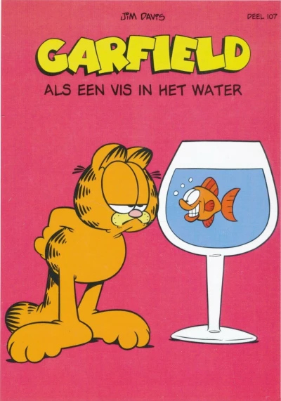 Cover of Garfield als een vis in het water
