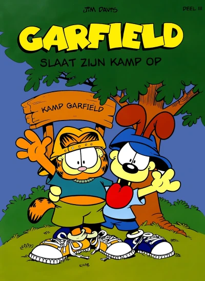 Cover of Garfield slaat zijn kamp op