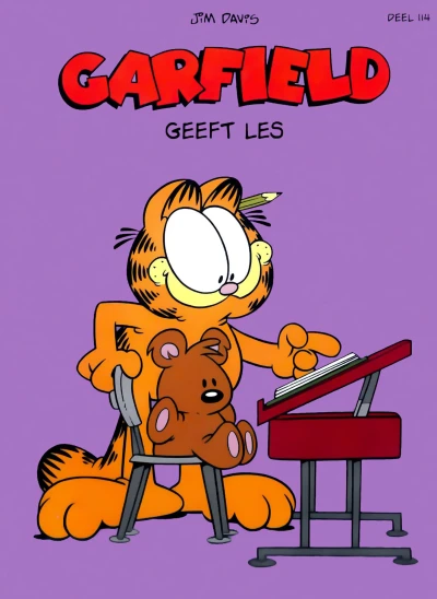 Cover of Garfield geeft les