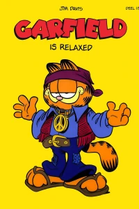 Garfield is relaxed