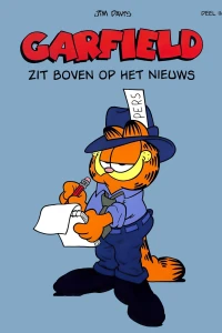 Garfield zit boven op het nieuws