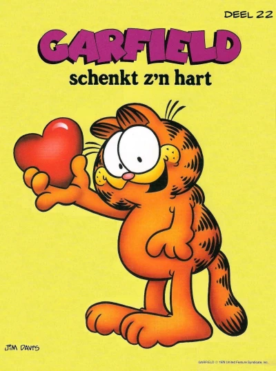 Cover of Garfield schenkt z'n hart