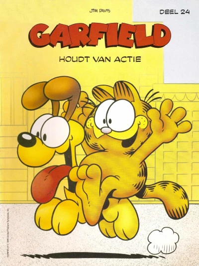 Cover of Garfield houdt van actie