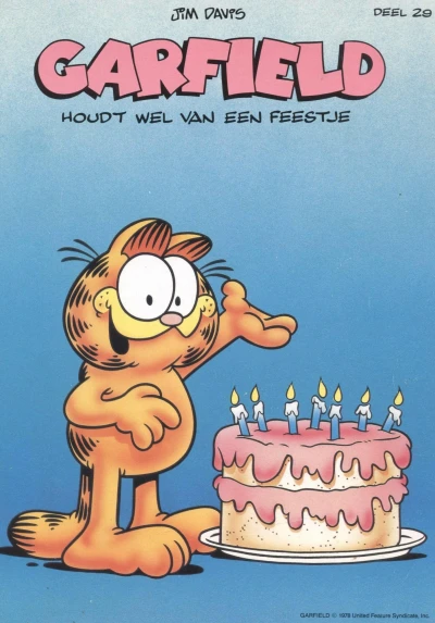 Cover of Garfield houdt wel van een feestje