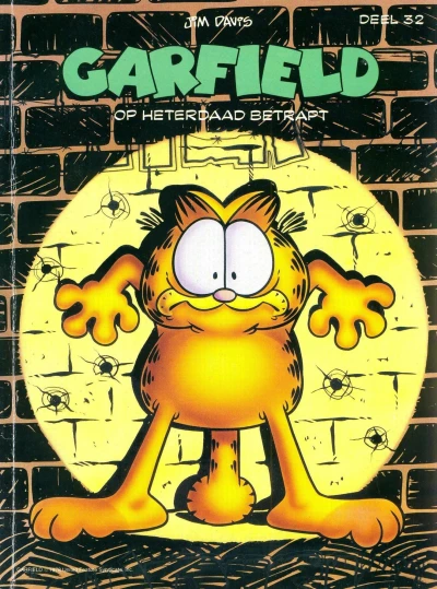 Cover of Garfield op heterdaad betrapt
