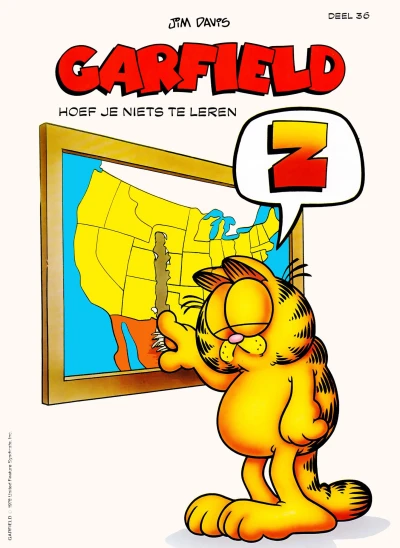Cover of Garfield hoef je niets te leren