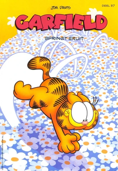 Cover of Garfield springt eruit