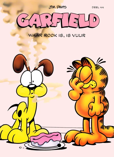 Cover of Garfield waar rook is, is vuur