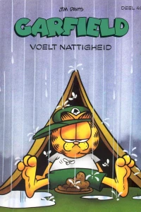 Garfield voelt nattigheid