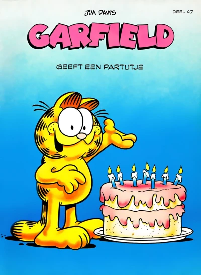 Cover of Garfield geeft een partijtje