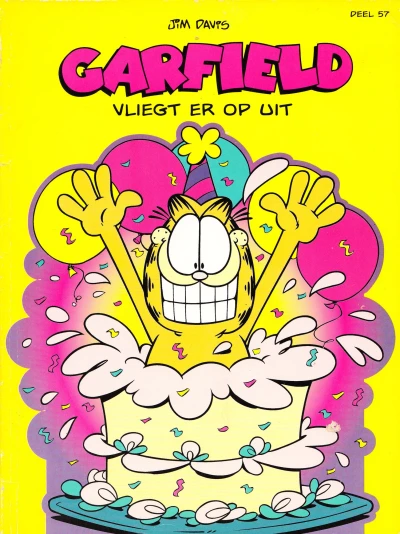 Cover of Garfield vliegt er op uit