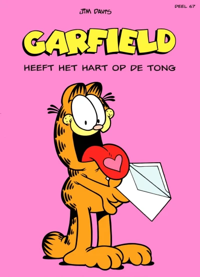 Cover of Garfield heeft het hart op de tong