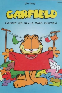 Garfield hangt de vuile was buiten