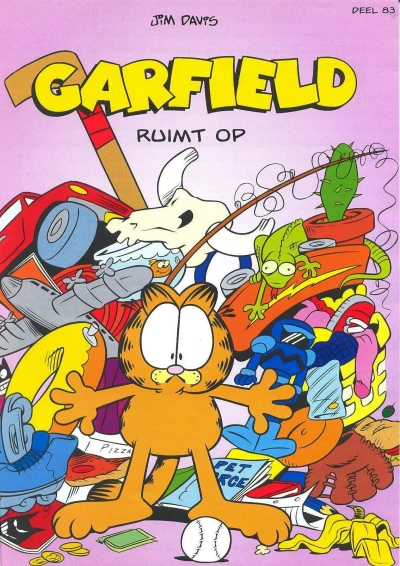 Cover of Garfield ruimt op