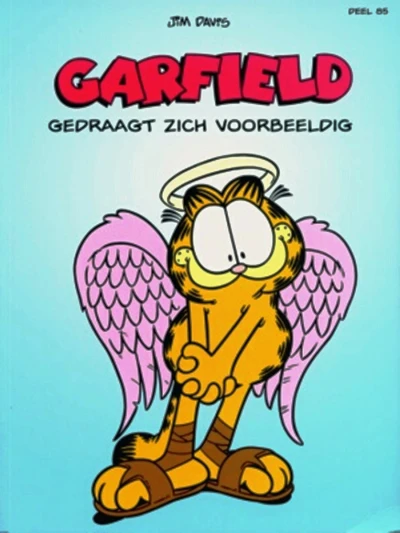 Cover of Garfield gedraagt zich voorbeeldig