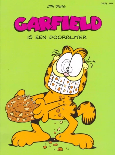 Cover of Garfield is een doorbijter