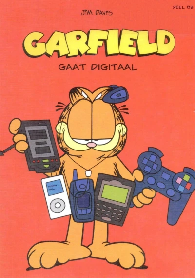 Cover of Garfield gaat digitaal