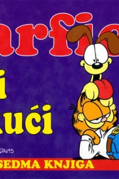 Garfield sjedi po kuci