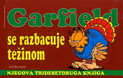 Cover of Garfield ze razbacuje tezinom