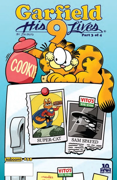 Cover of Garfield: His 9 Lives, Part 3: Super Cat; Sam Spayed