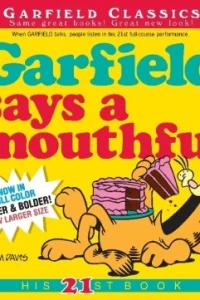 Garfield says a mouthful
