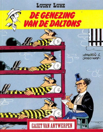 Cover of Lucky Luke: De genezing van de Daltons