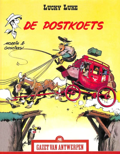 Cover of Lucky Luke: De postkoets