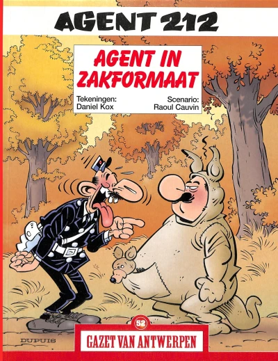 Cover of Agent 212: Agent in zakformaat