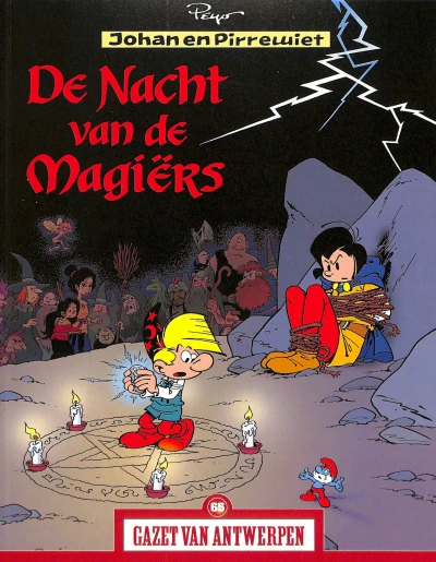 Cover of Johan en Pirrewiet: De nacht van de magiërs