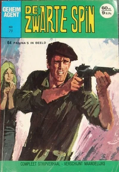 Cover of De zwarte spin