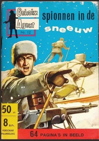 Cover of Spionnen in de sneeuw