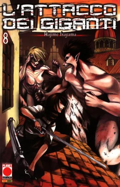 Cover of L'attacco dei giganti 8