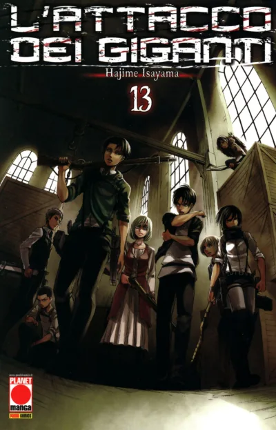 Cover of L'attacco dei giganti 13