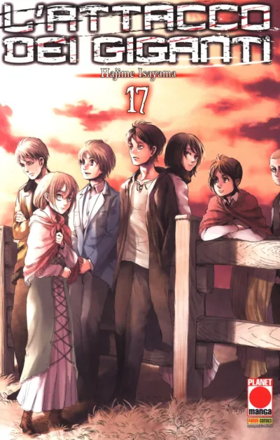 Cover of L'attacco dei giganti 17