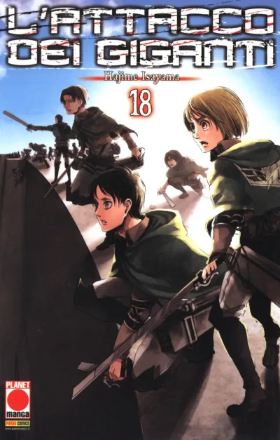Cover of L'attacco dei giganti 18