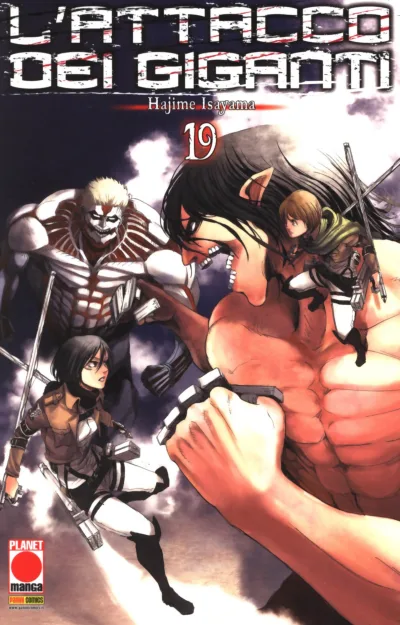 Cover of L'attacco dei giganti 19
